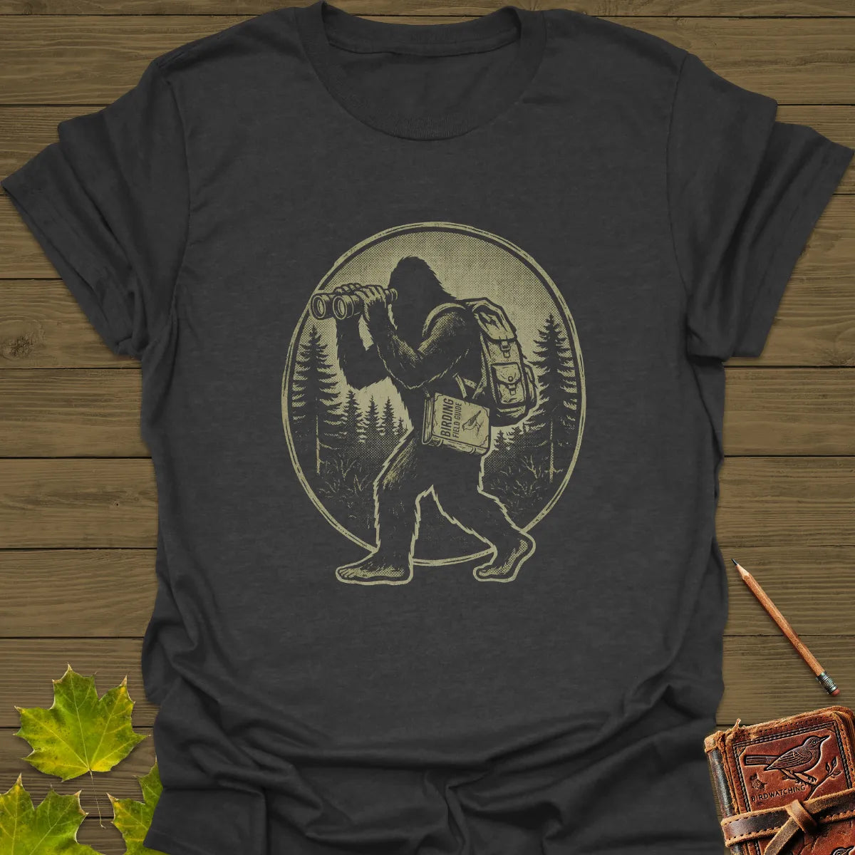 Bigfoot Birding Club T-Shirt Dark Heather