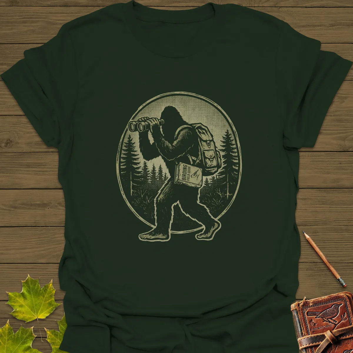 Bigfoot Birding Club T-Shirt Forest Green