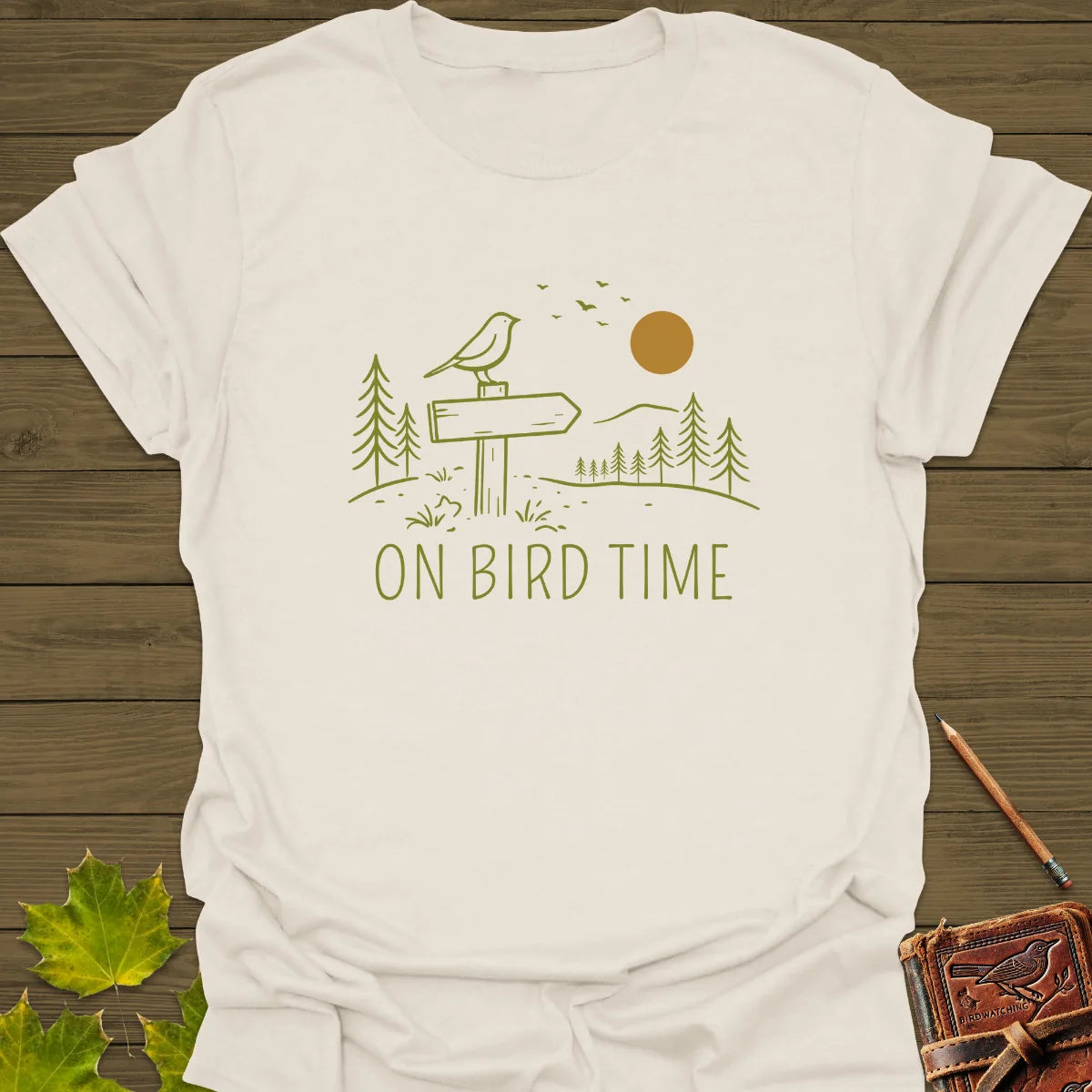 On Bird Time T-Shirt Natural