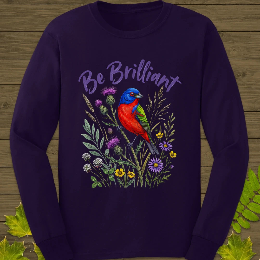 Be Brilliant Long Sleeve Purple