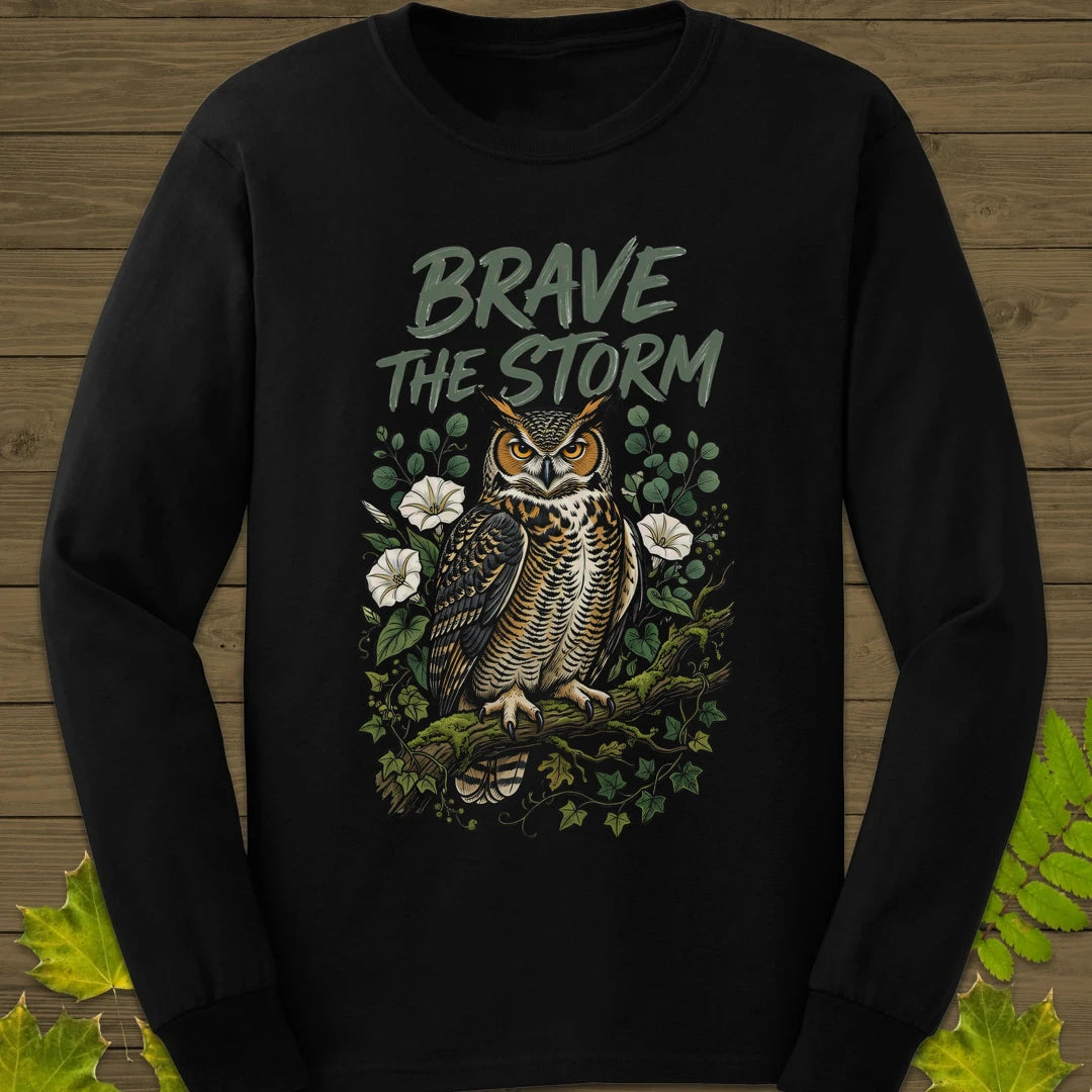 Brave The Storm Long Sleeve Black