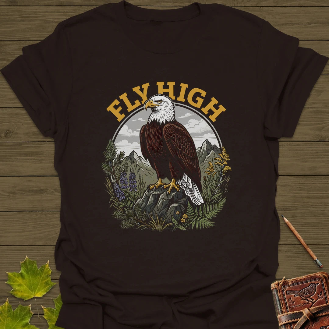 Fly High T-Shirt Dark Chocolate