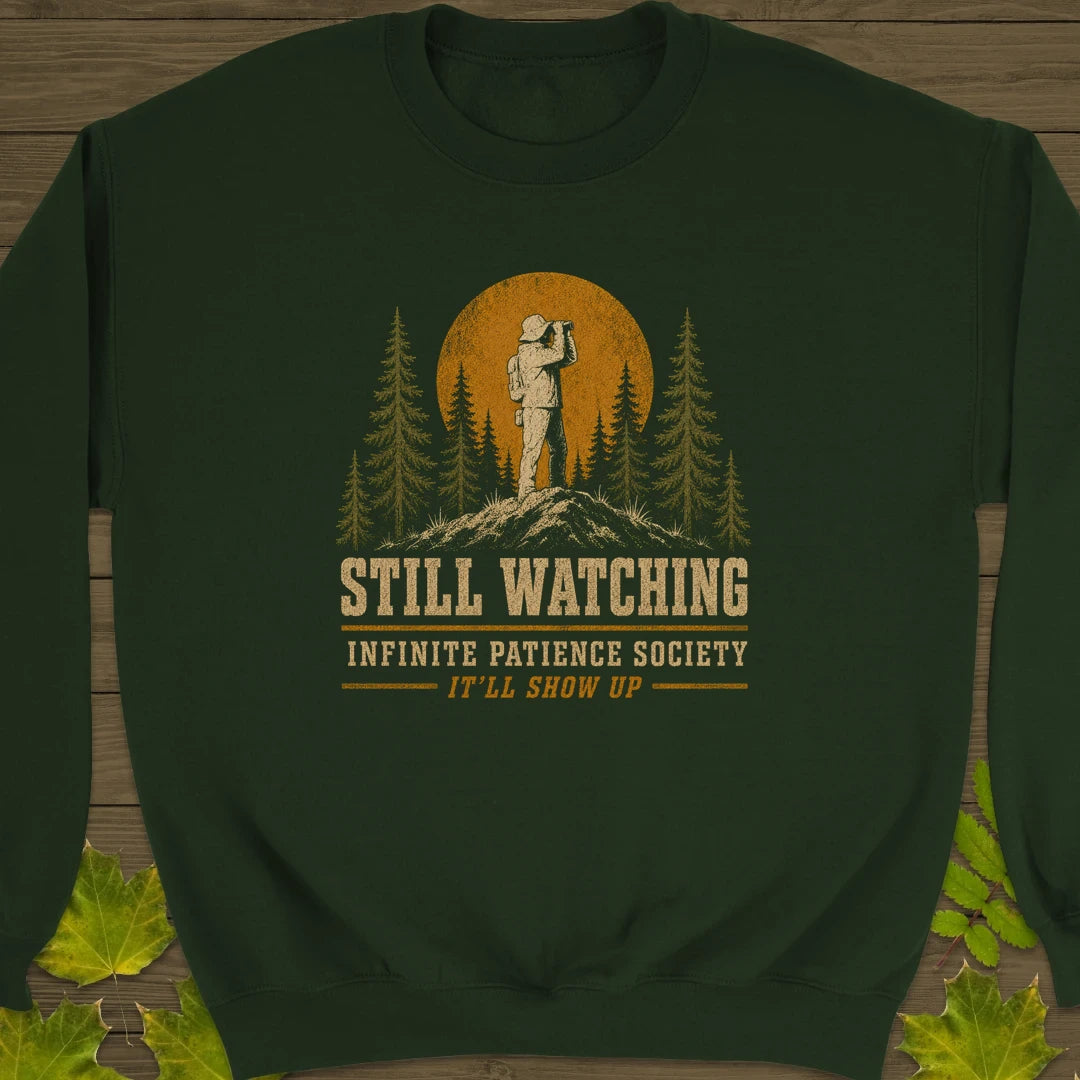 Infinite Patience Sweatshirt in Forest Green