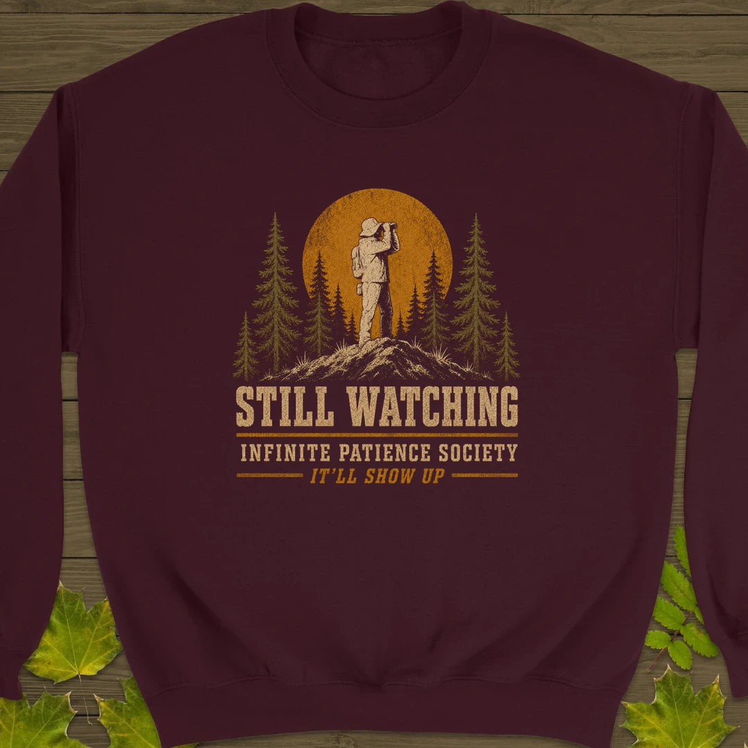 Infinite Patience Sweatshirt Maroon