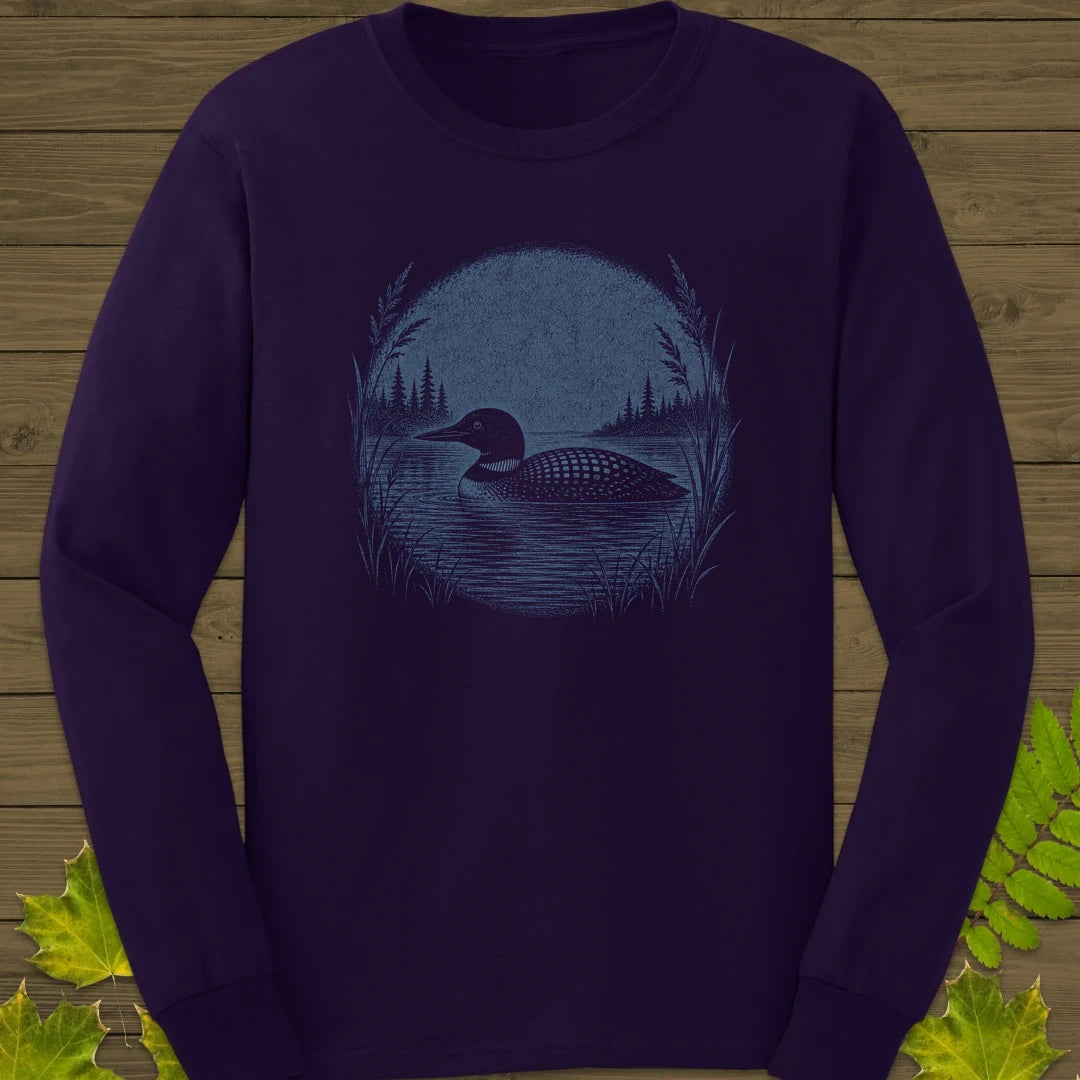 Lake Loon Long Sleeve Purple