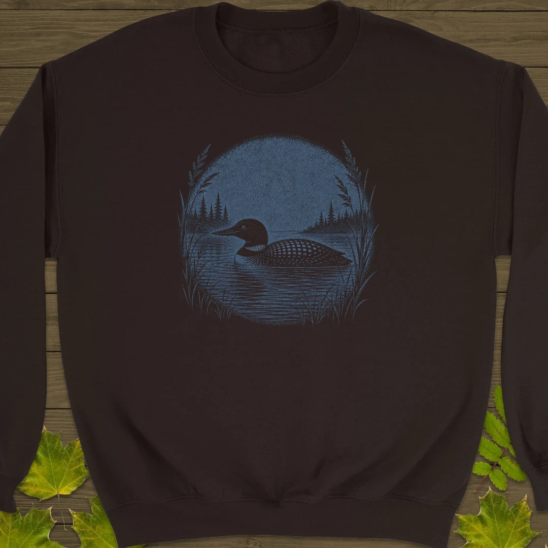 Lake Loon Sweatshirt Dark Chocolate