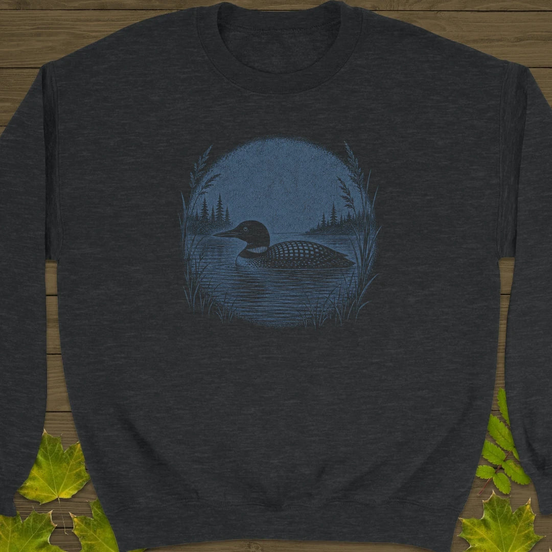Lake Loon Sweatshirt Dark Heather