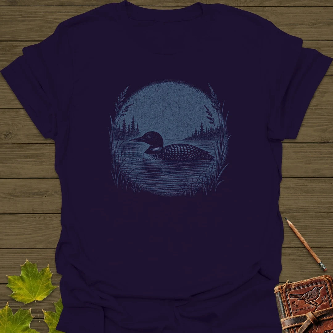 Lake Loon T-Shirt Purple