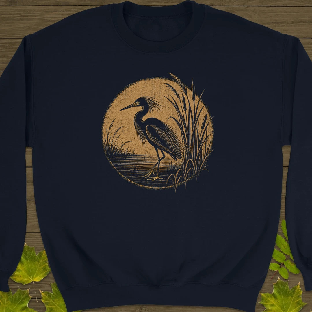 Marsh Egret Sweatshirt Navy