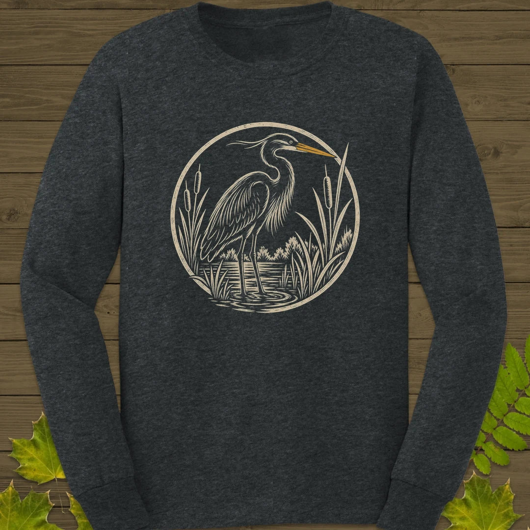 Marshland Elegance Long Sleeve Dark Heather