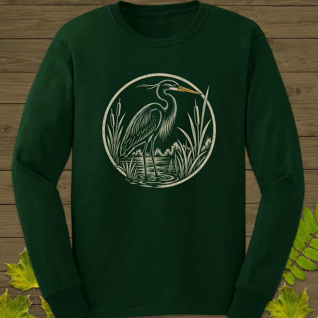 Marshland Elegance Long Sleeve Forest Green
