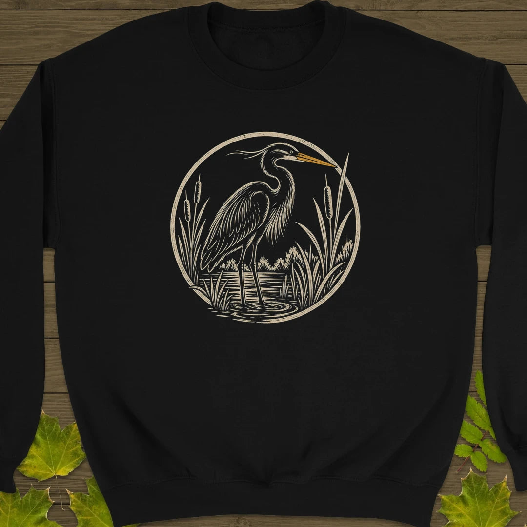 Marshland Elegance Sweatshirt Black