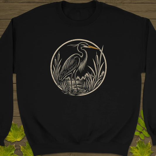 Marshland Elegance Sweatshirt Black