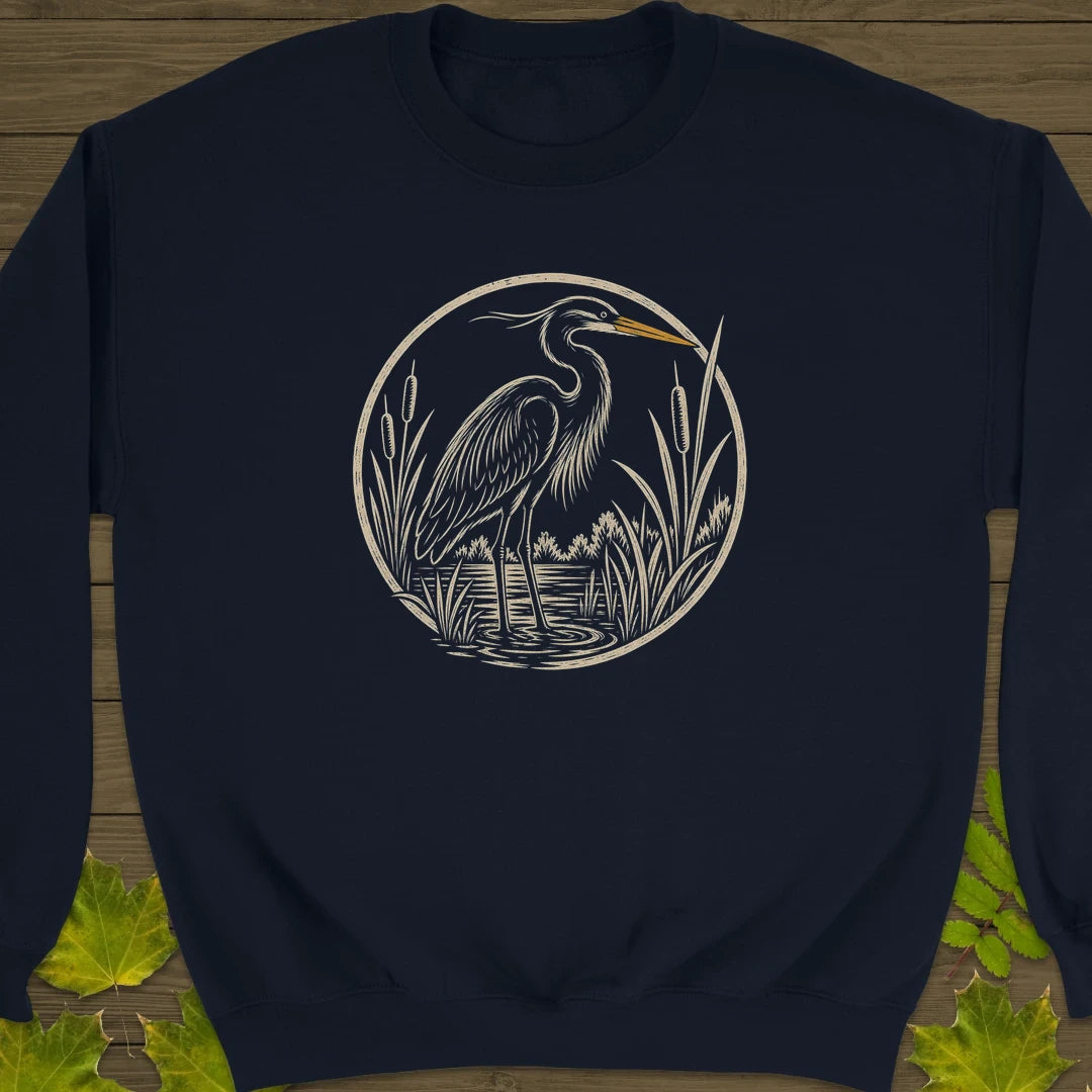 Marshland Elegance Sweatshirt Navy