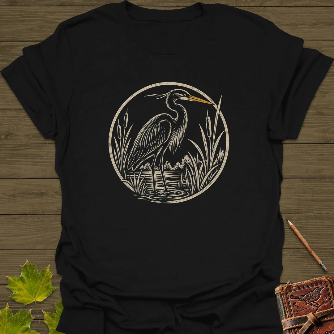 Marshland Elegance T-Shirt Black