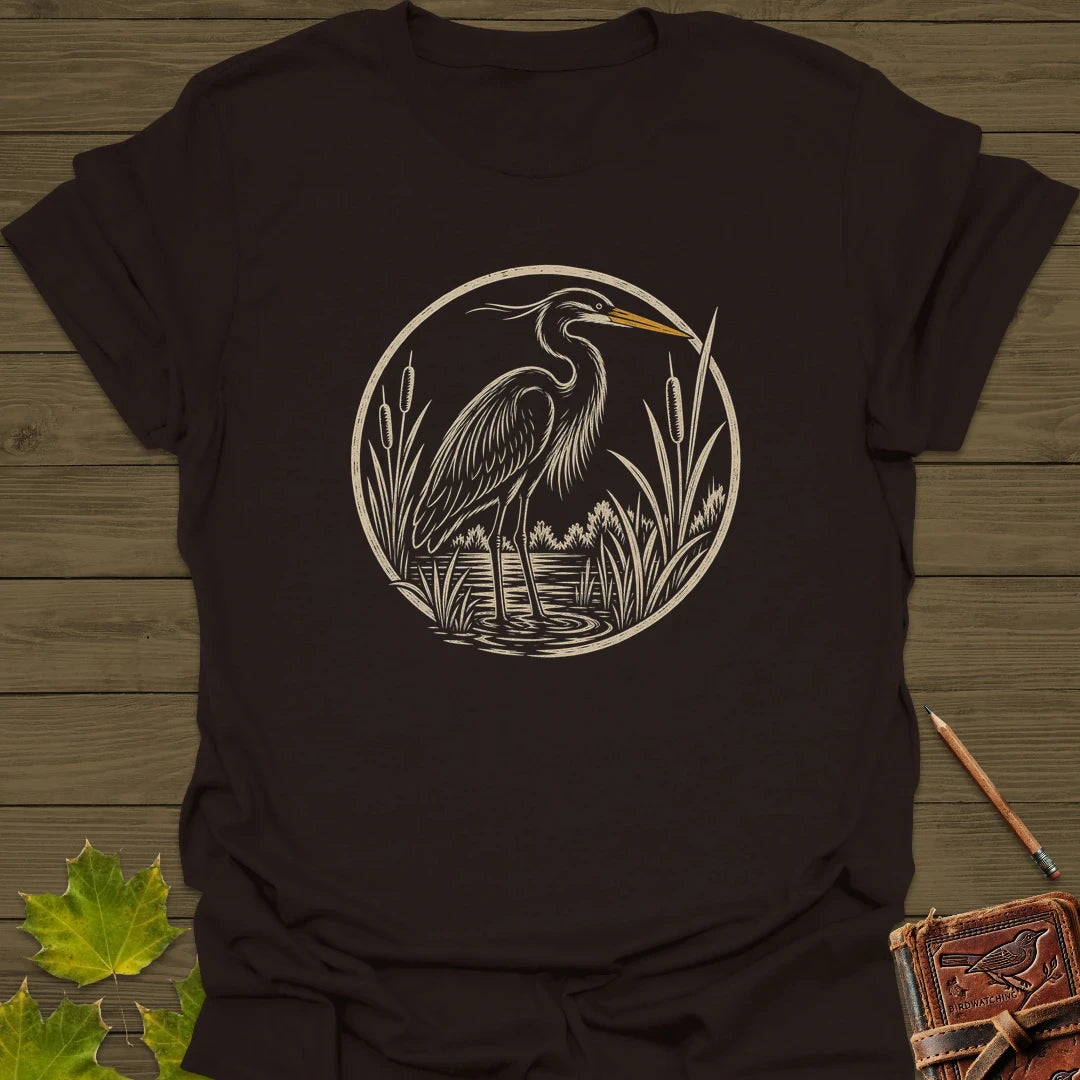 Marshland Elegance T-Shirt Dark Chocolate