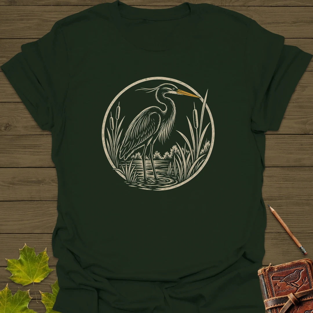 Marshland Elegance T-Shirt Forest Green