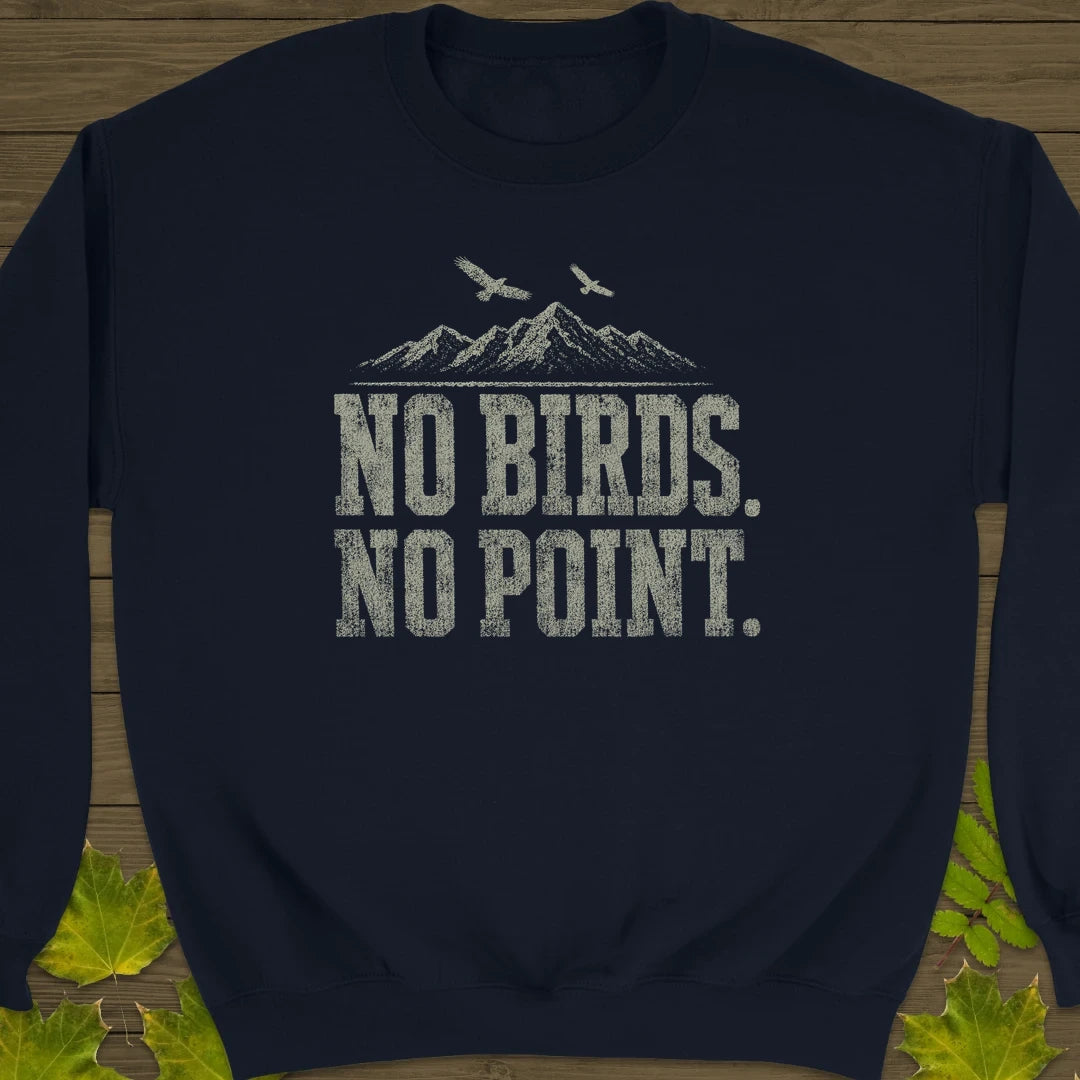 No Birds No Point Sweatshirt Navy