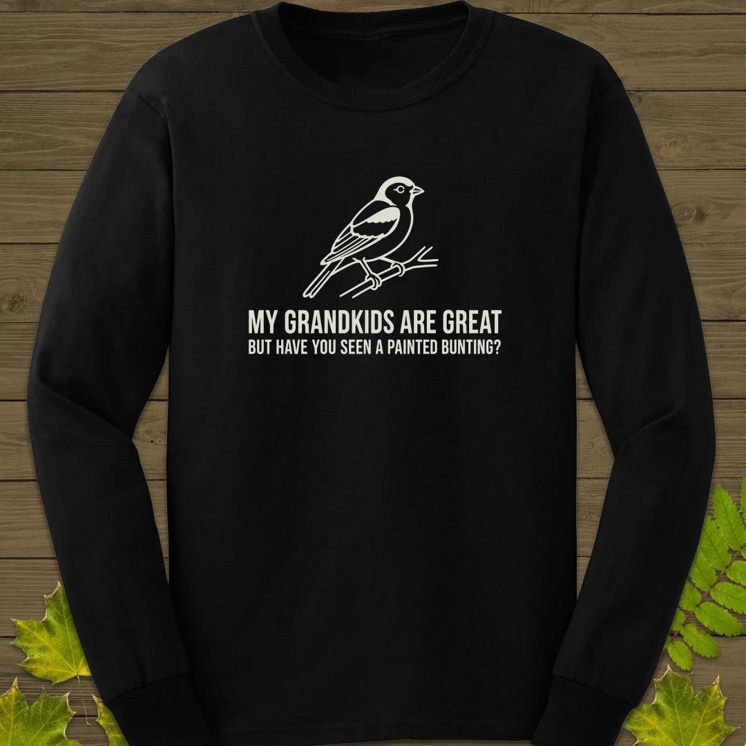 Painted Bunting Pride Long Sleeve Black