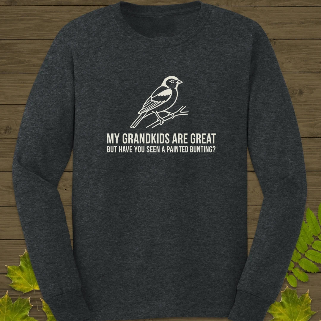 Painted Bunting Pride Long Sleeve Dark Heather