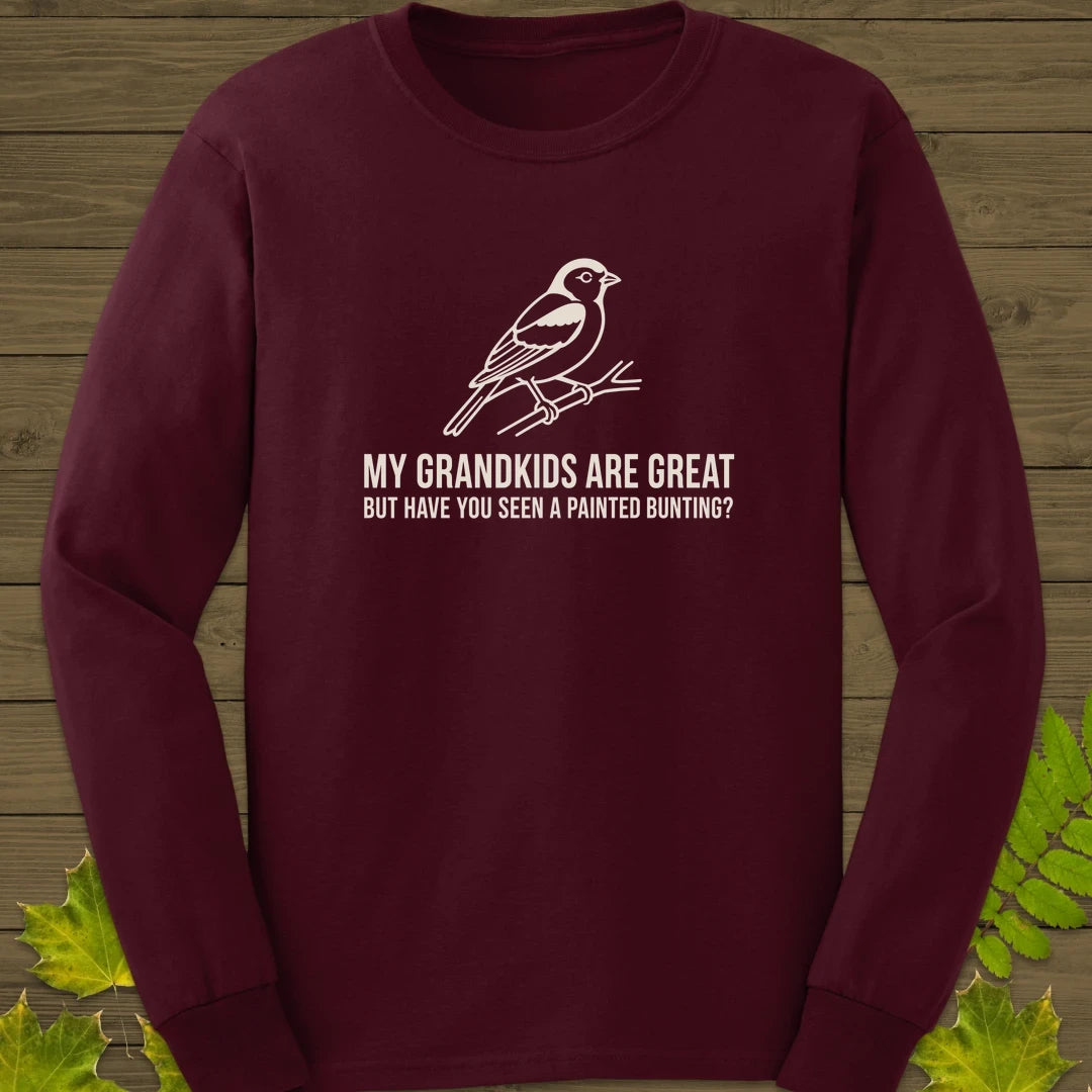 Painted Bunting Pride Long Sleeve Maroon