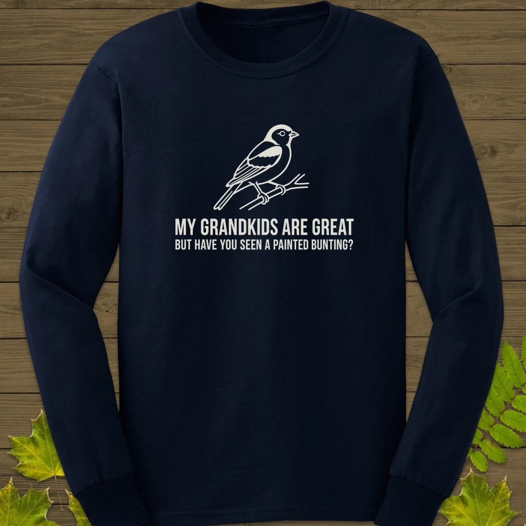 Painted Bunting Pride Long Sleeve Navy
