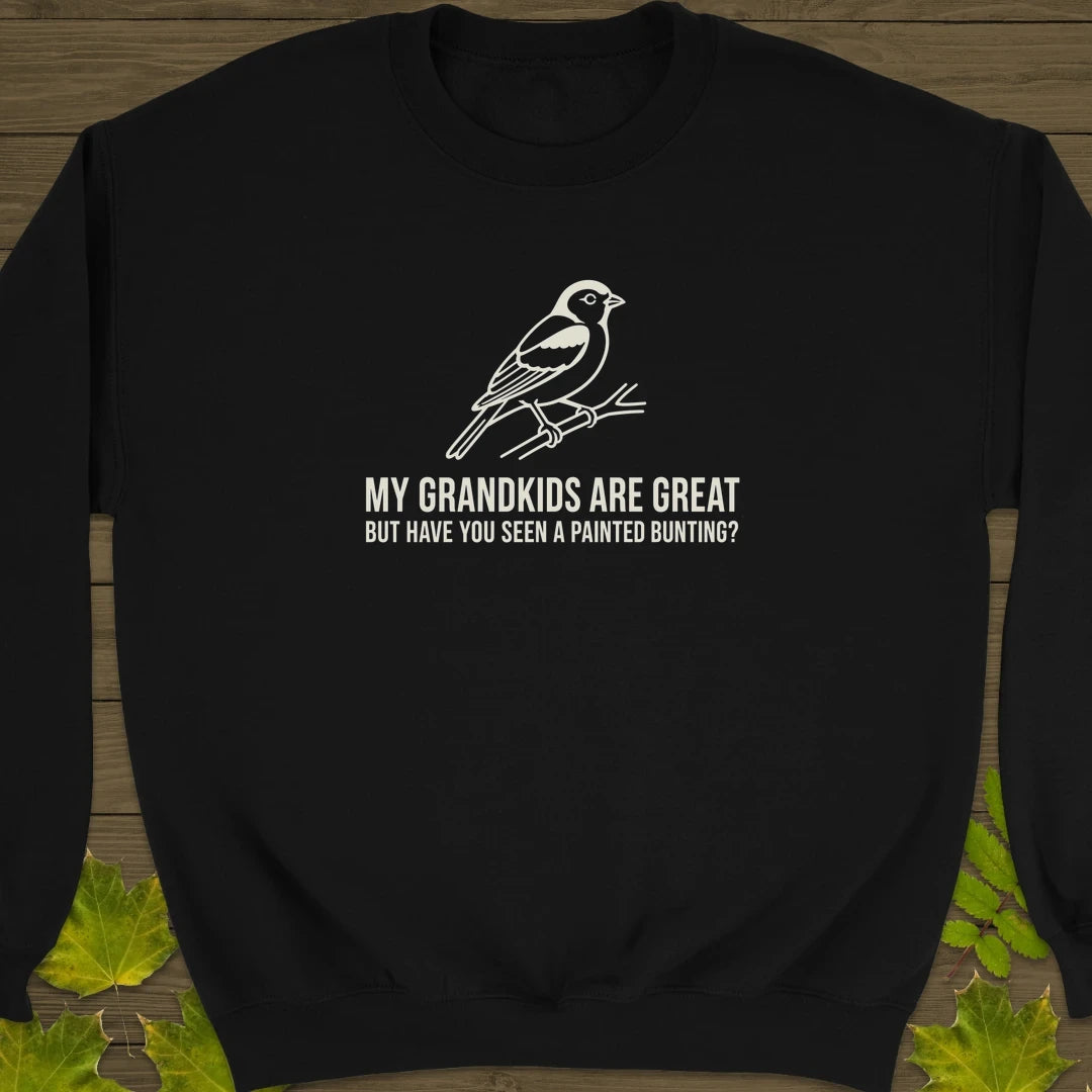 Painted Bunting Pride Sweatshirt Black