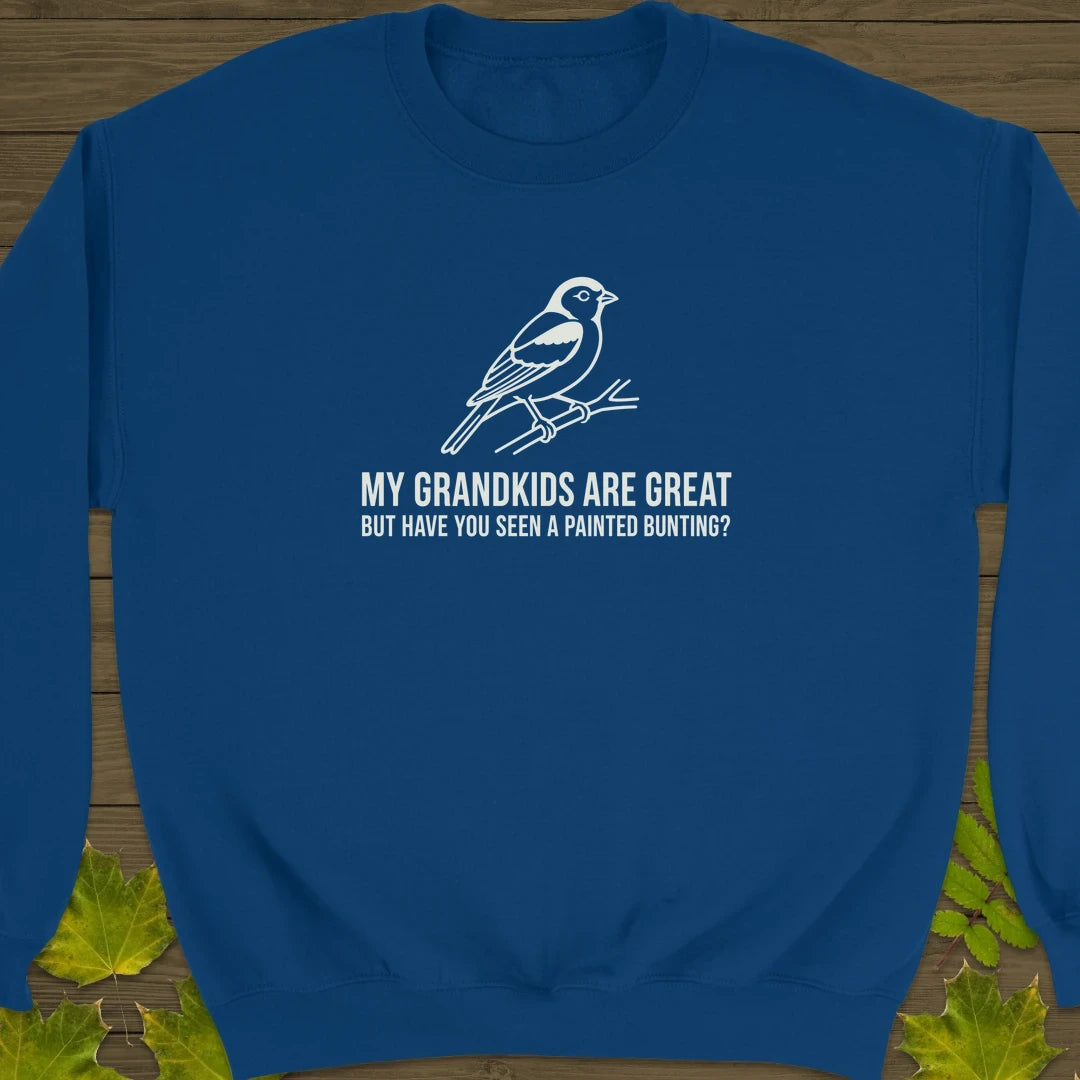 Painted Bunting Pride Sweatshirt Royal