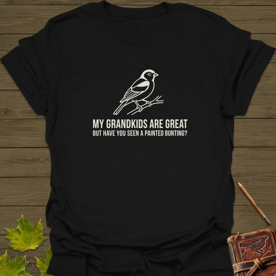 Painted Bunting Pride T-Shirt Black