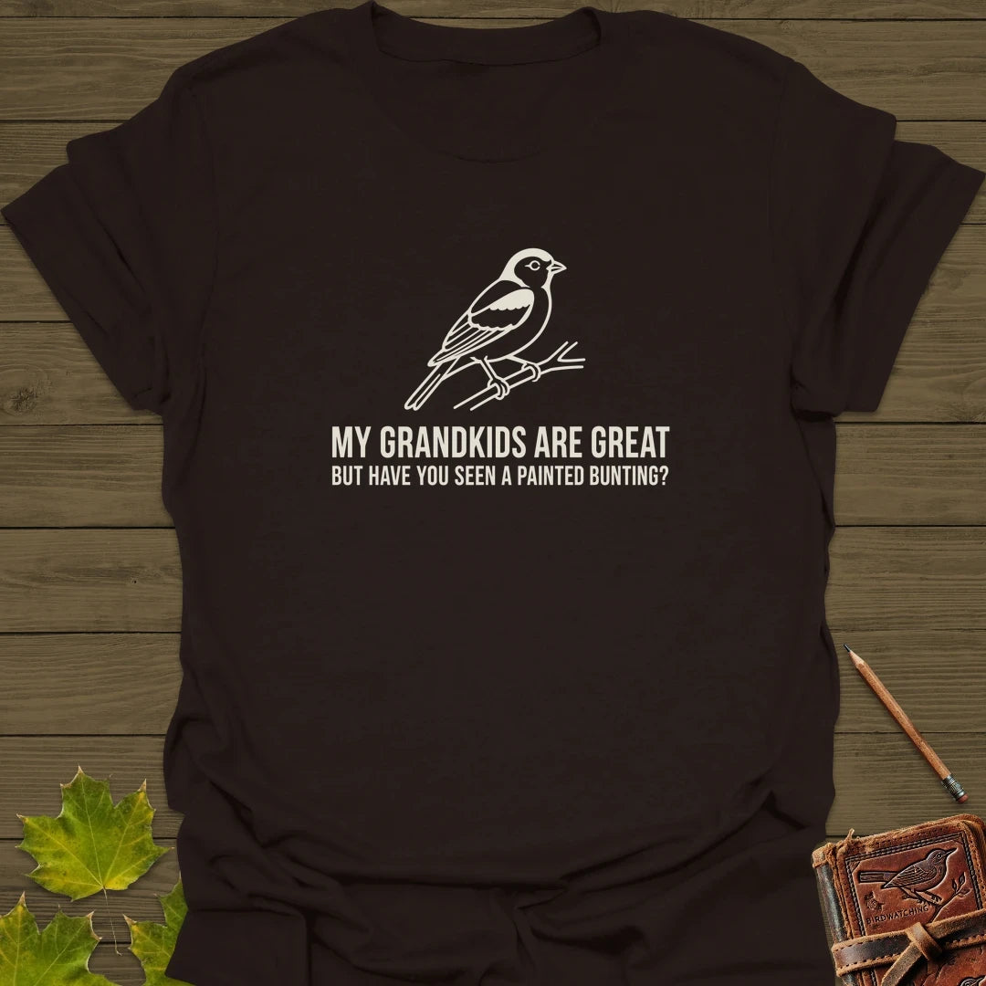 Painted Bunting Pride T-Shirt Dark Chocolate