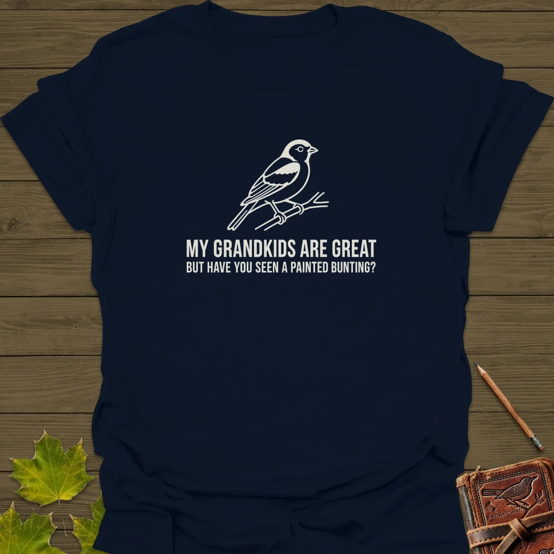 Painted Bunting Pride T-Shirt Navy