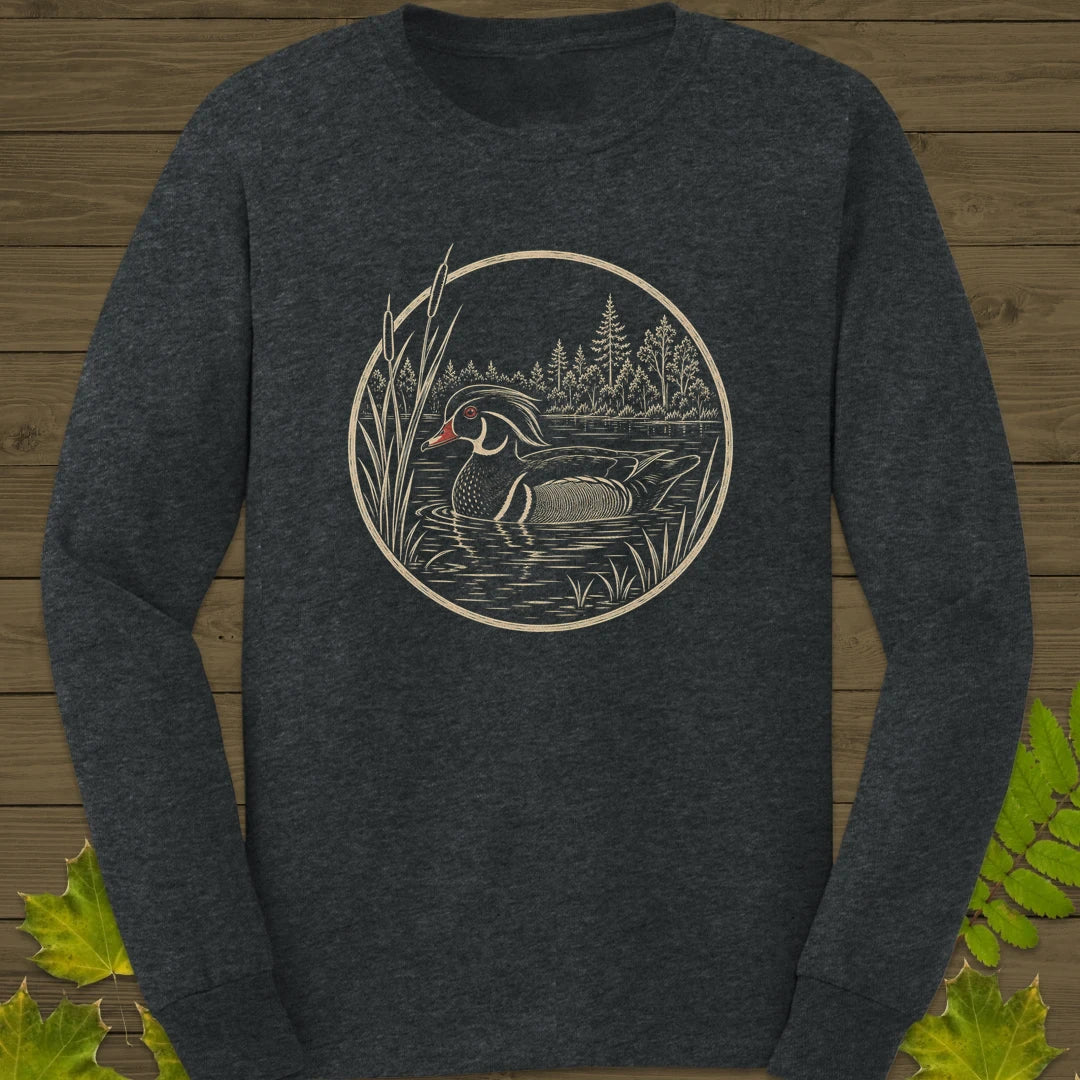 Pond Wanderer Long Sleeve Dark Heather