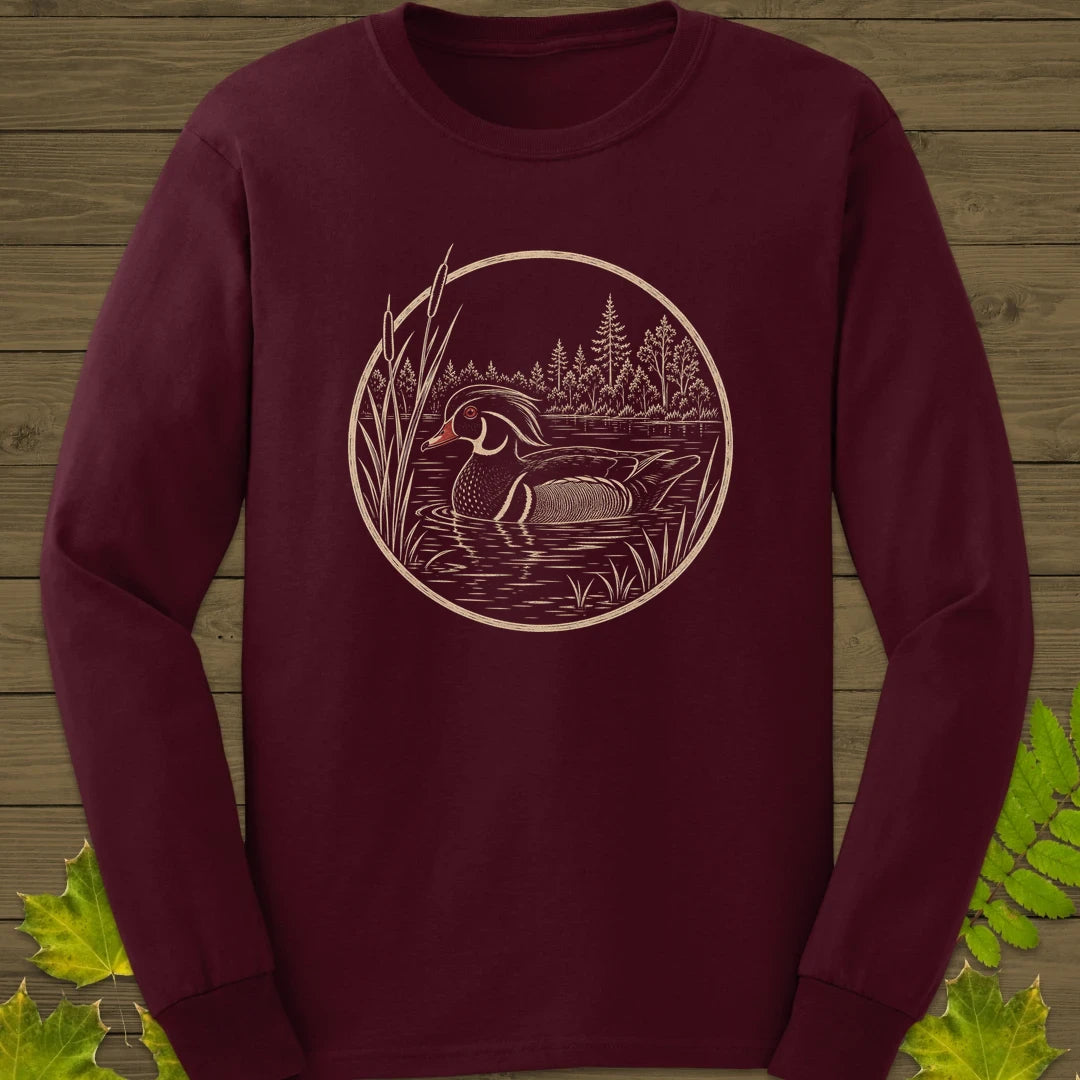 Pond Wanderer Long Sleeve Maroon