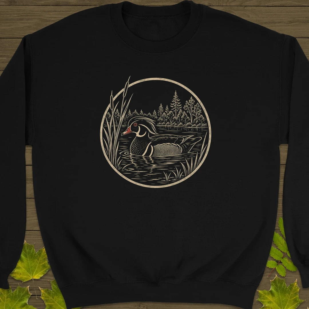 Pond Wanderer Sweatshirt Black