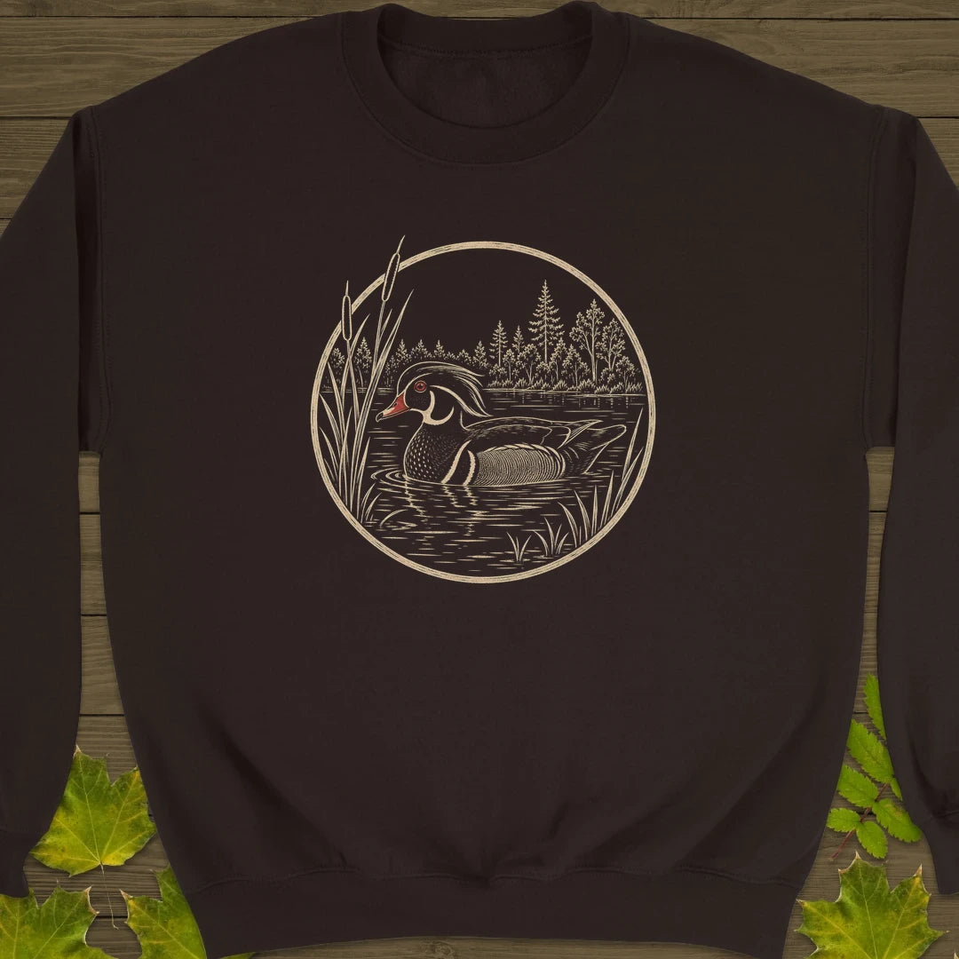 Pond Wanderer Sweatshirt Dark Chocolate