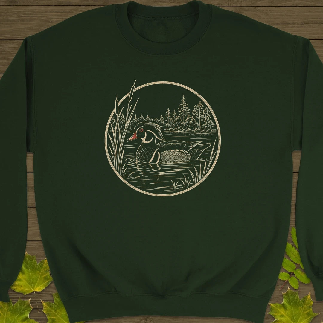 Pond Wanderer Sweatshirt Forest Green