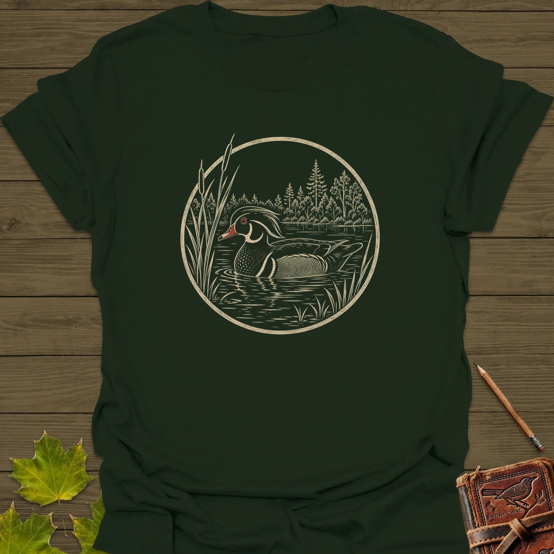 Pond Wanderer T-Shirt Forest Green
