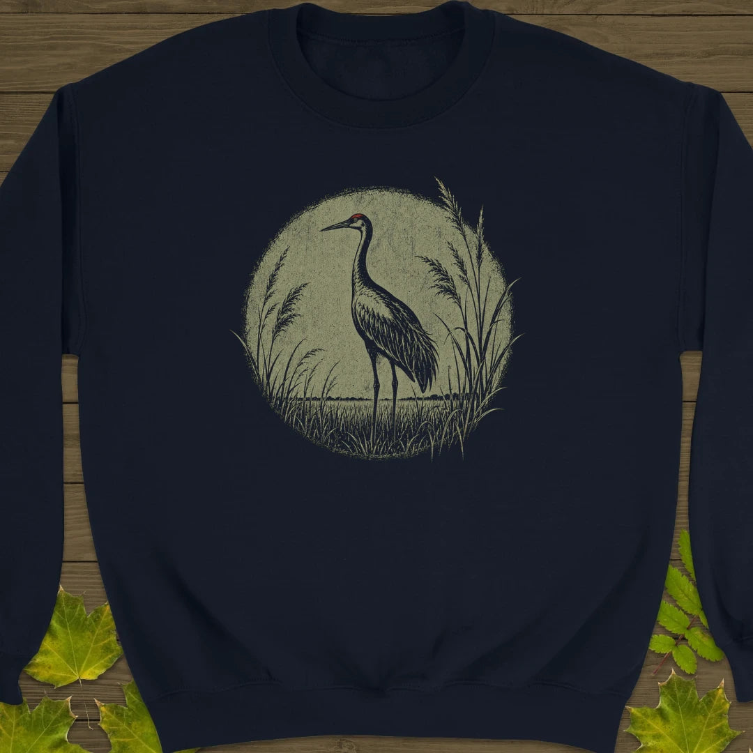 Prairie Crane Sweatshirt Navy