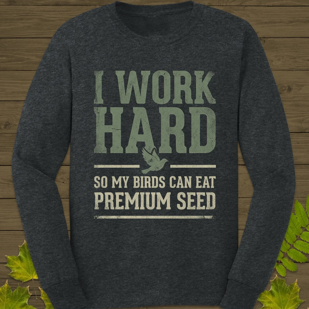Premium Seed Long Sleeve Dark Heather