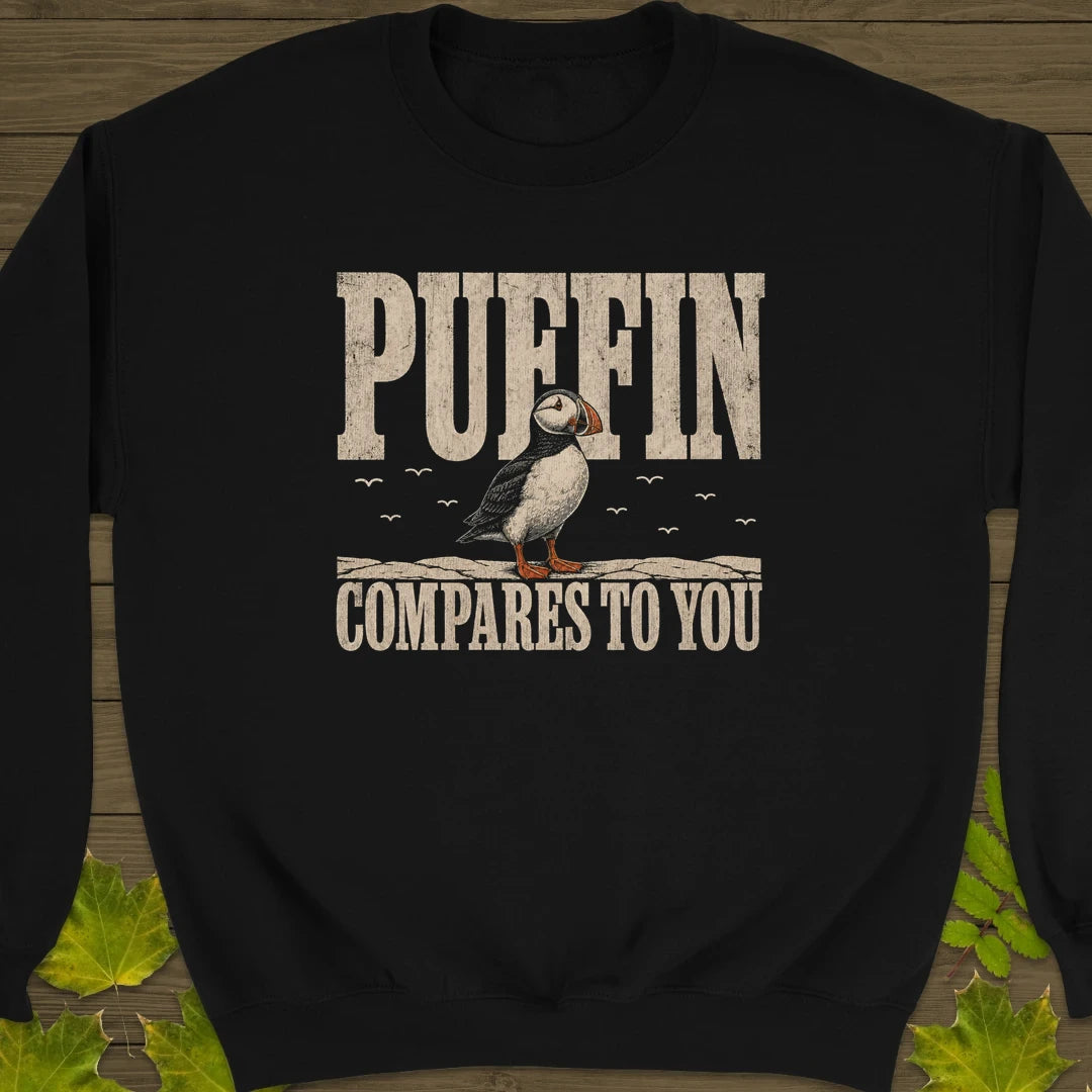 Puffin Compares Sweatshirt Black