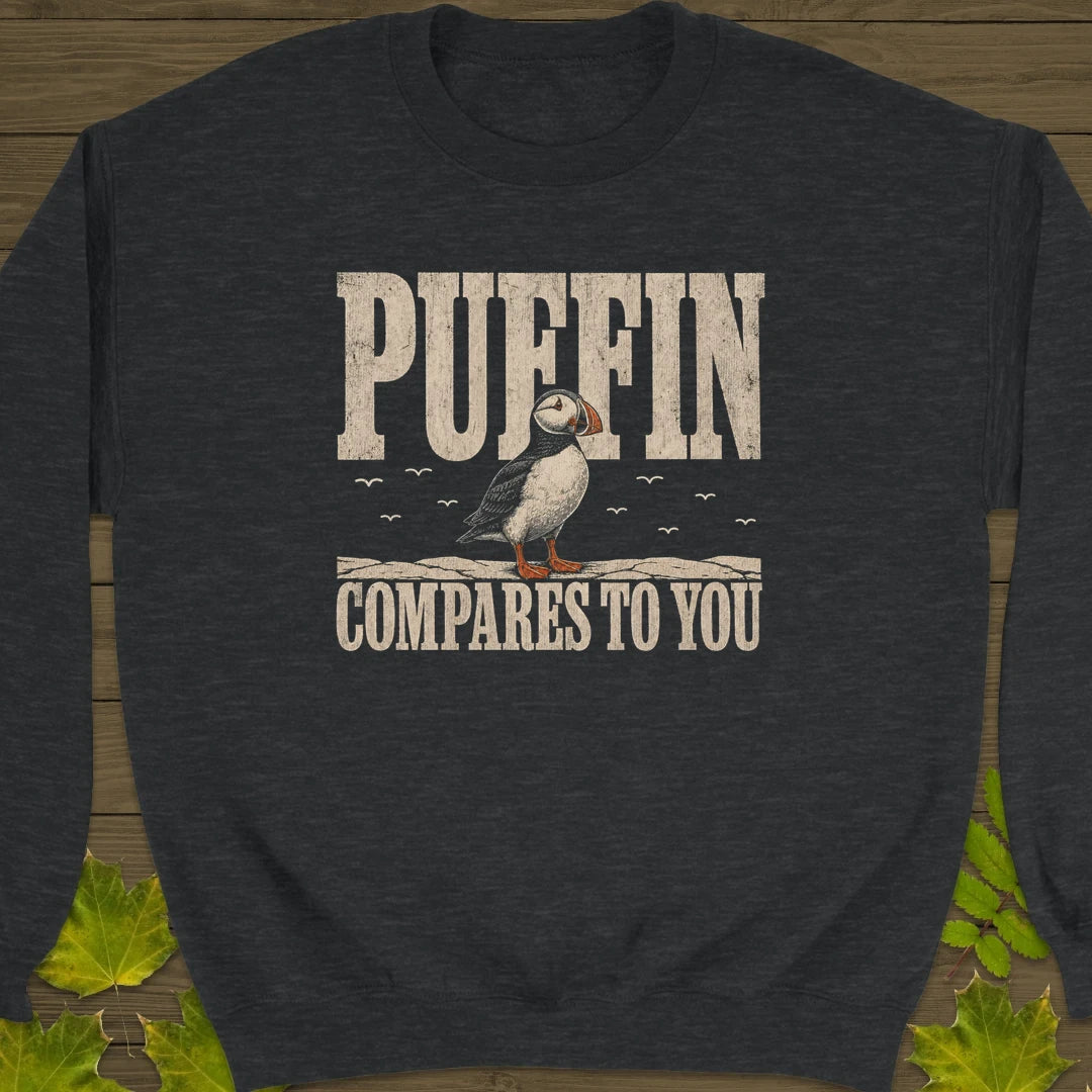 Puffin Compares Sweatshirt Dark Heather