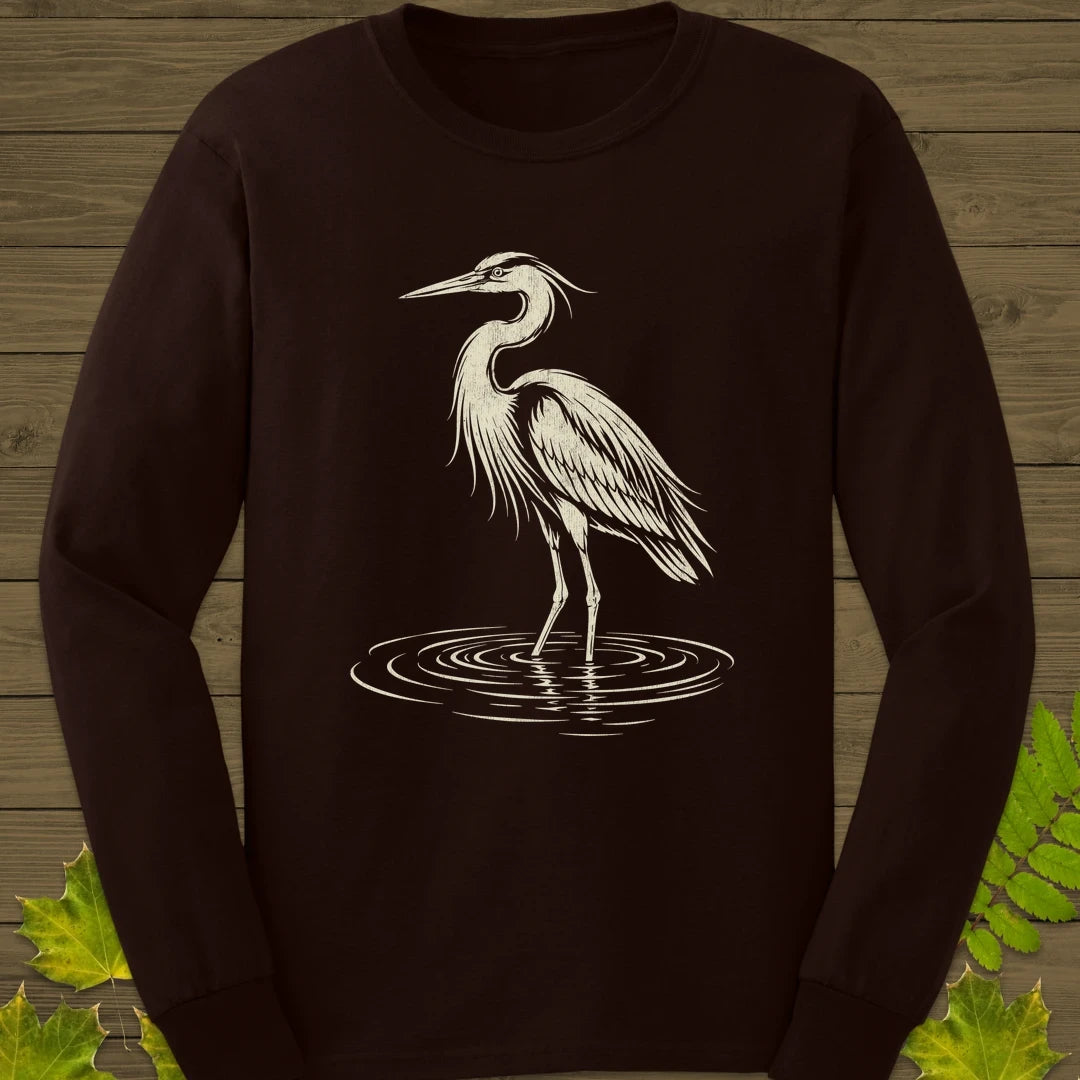 Ripple Heron Long Sleeve Dark Chocolate