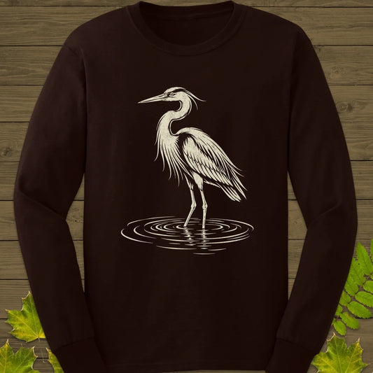 Ripple Heron Long Sleeve Dark Chocolate