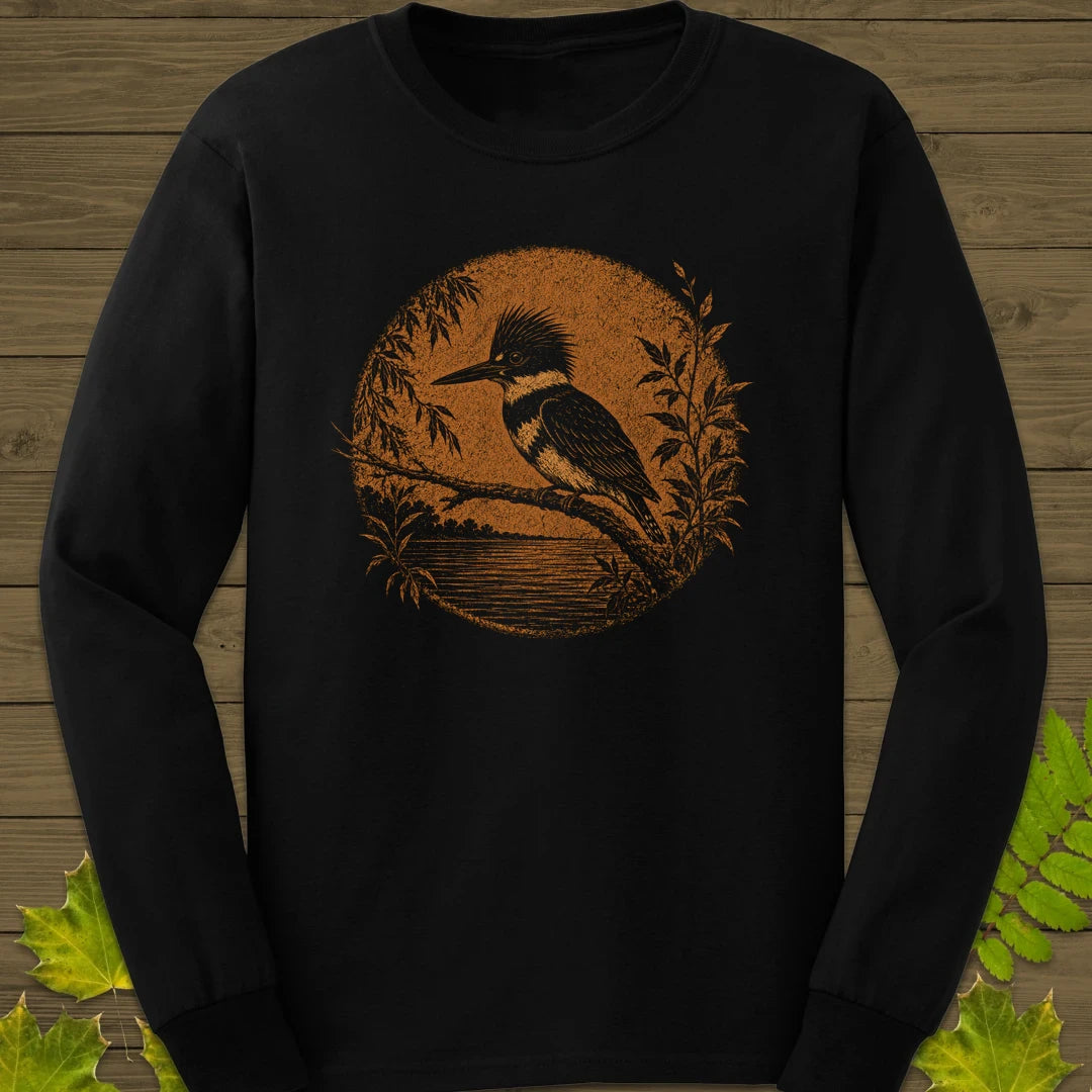River Kingfisher Long Sleeve Black