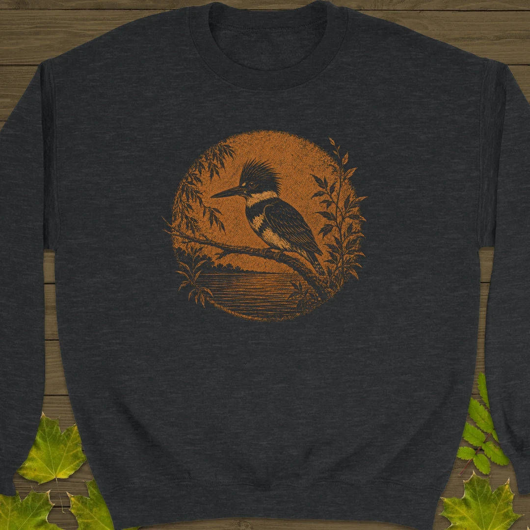 River Kingfisher Sweatshirt Dark Heather