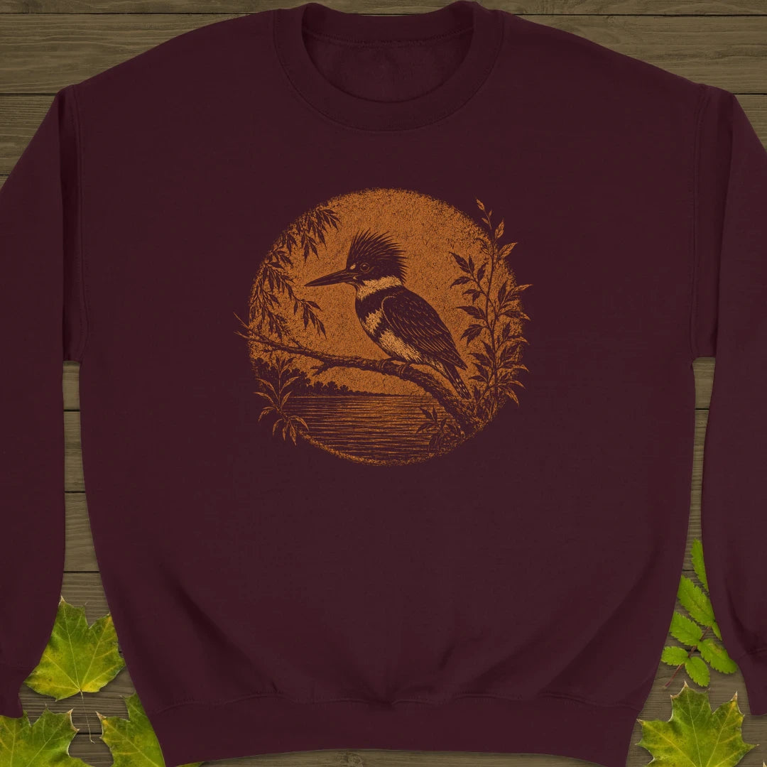 River Kingfisher Sweatshirt Maroon