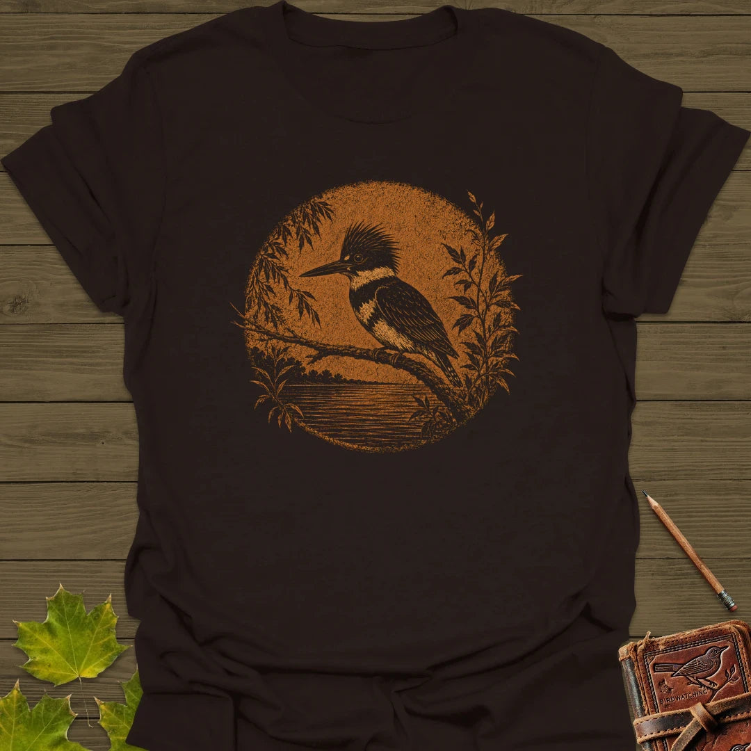 River Kingfisher T-Shirt Dark Chocolate