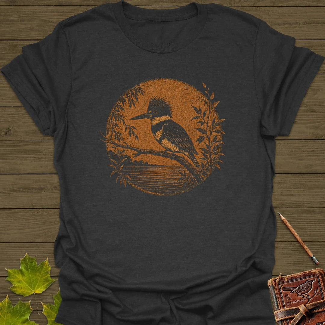 River Kingfisher T-Shirt Dark Heather