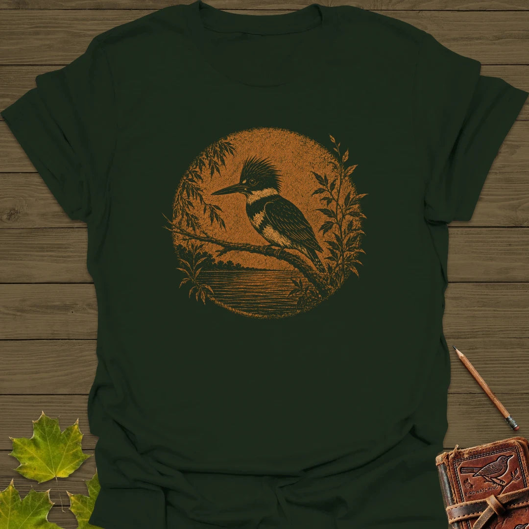 River Kingfisher T-Shirt Forest Green