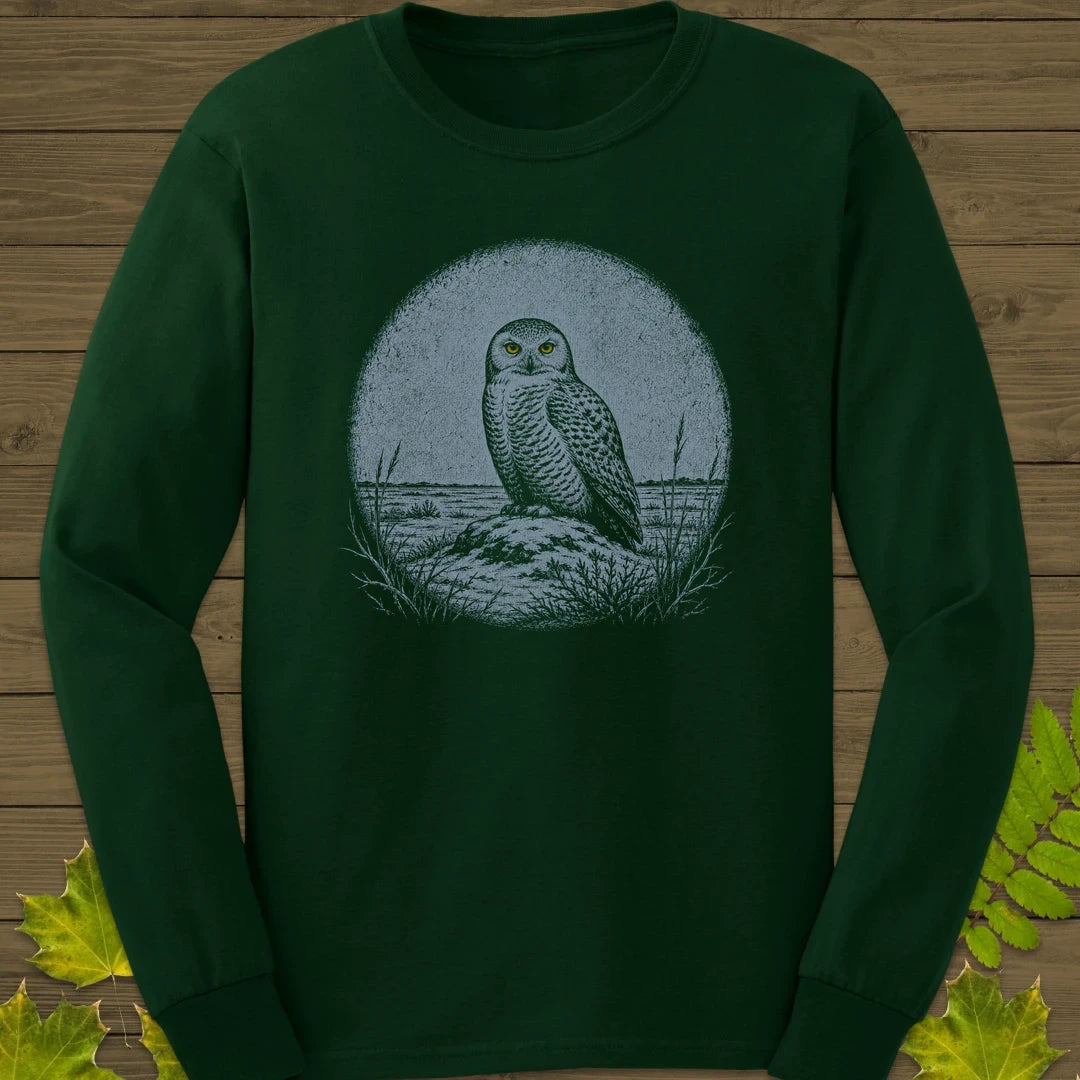 Tundra Owl Long Sleeve Forest Green